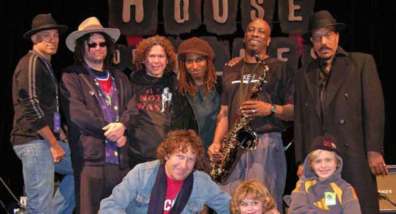 Sergio Gonzalez with friends at the House of Blues